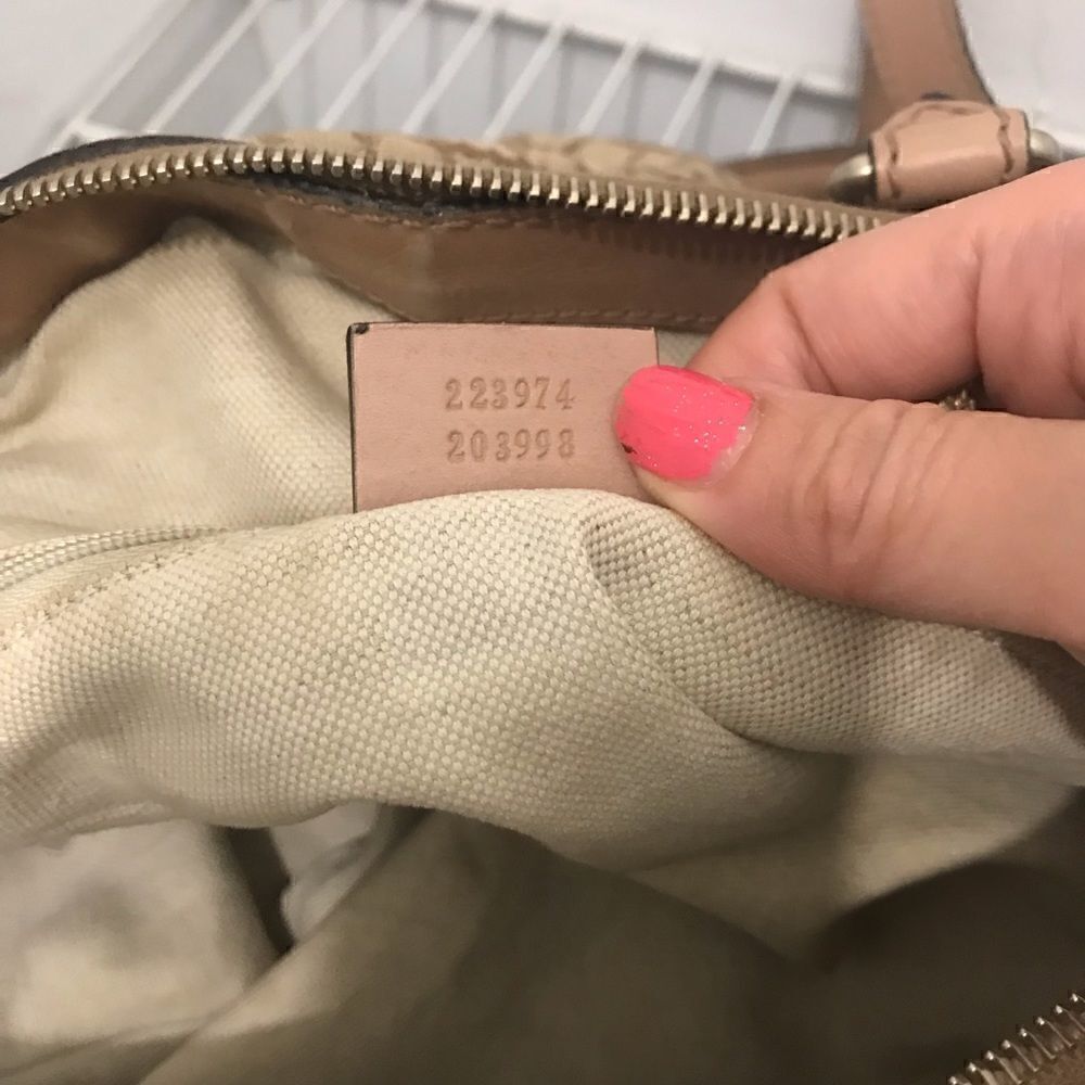 Authentic Gucci tote with strap - Picture 15 of 16